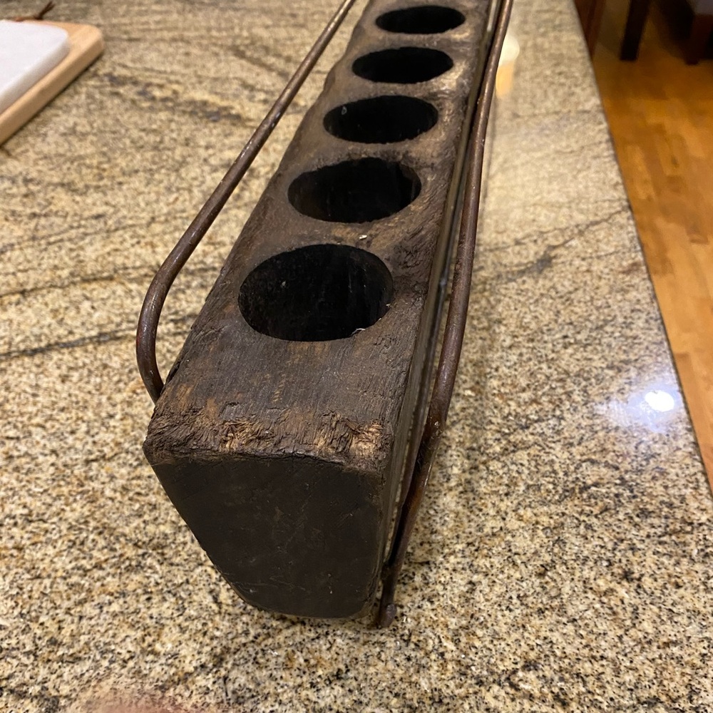 12 Hole Candle/Storage Bar